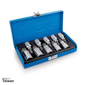 جعبه بکس 1/2 اینچ، 10 پارچه آلنی شش گوش نووا مدل NTS-7004